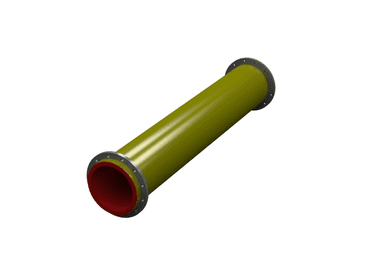 Стеклопластиковый трубопровод футерованный полиуретаном